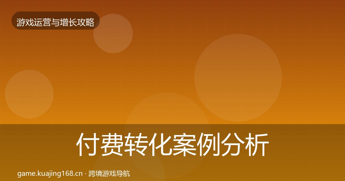 付费转化案例分析要点梳理·第2211篇