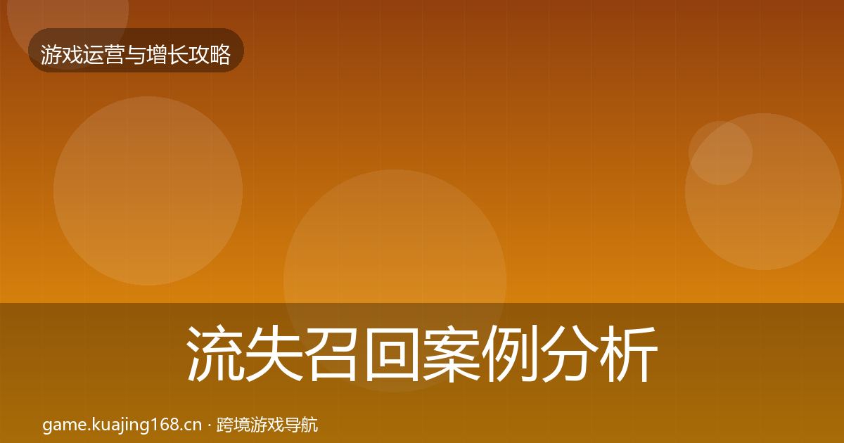 流失召回案例分析要点梳理·第2213篇