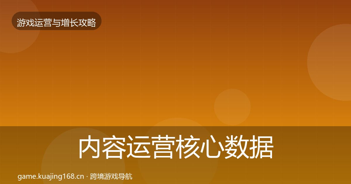 内容运营核心数据指标实践指南·第2239篇