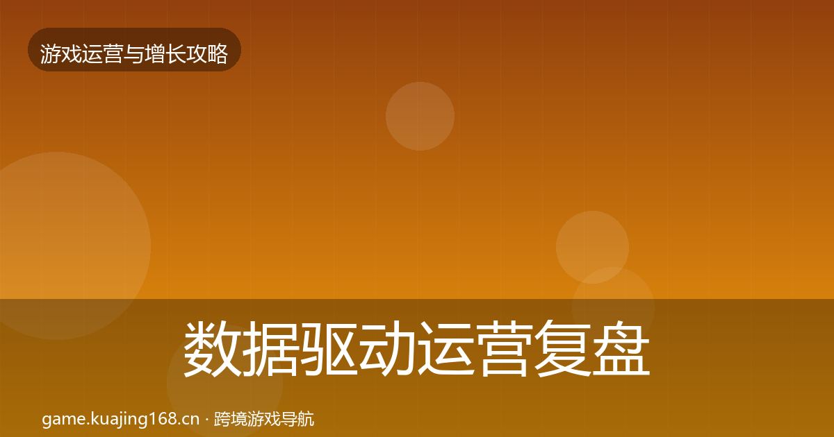 数据驱动运营复盘总结实践指南·第2268篇