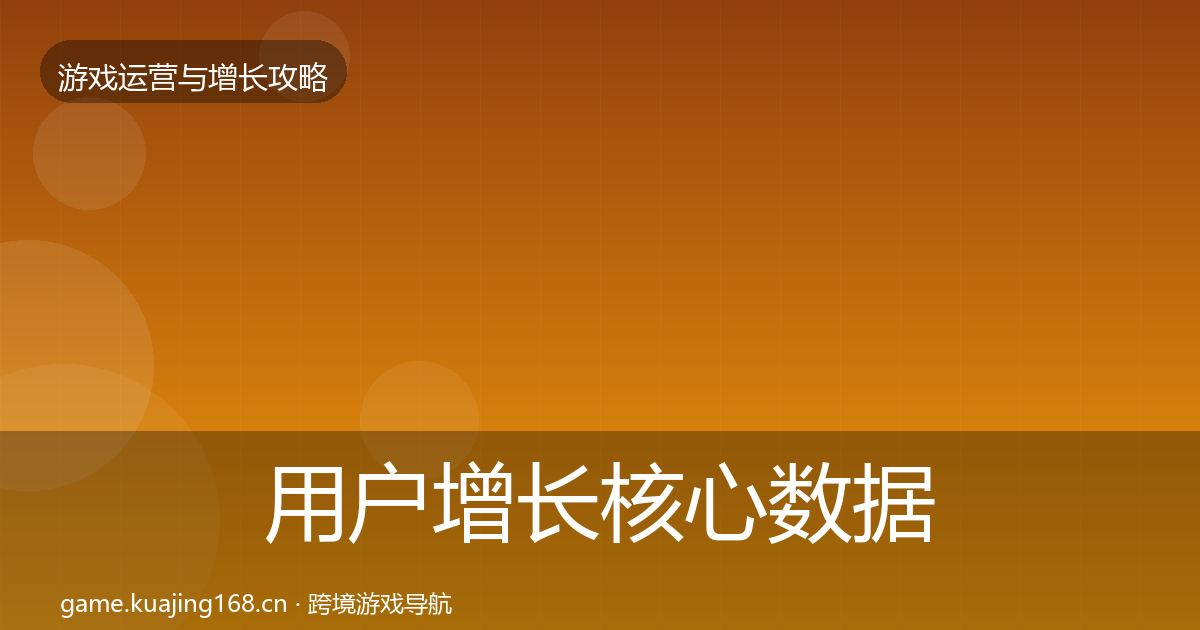 用户增长核心数据指标全攻略·第2276篇
