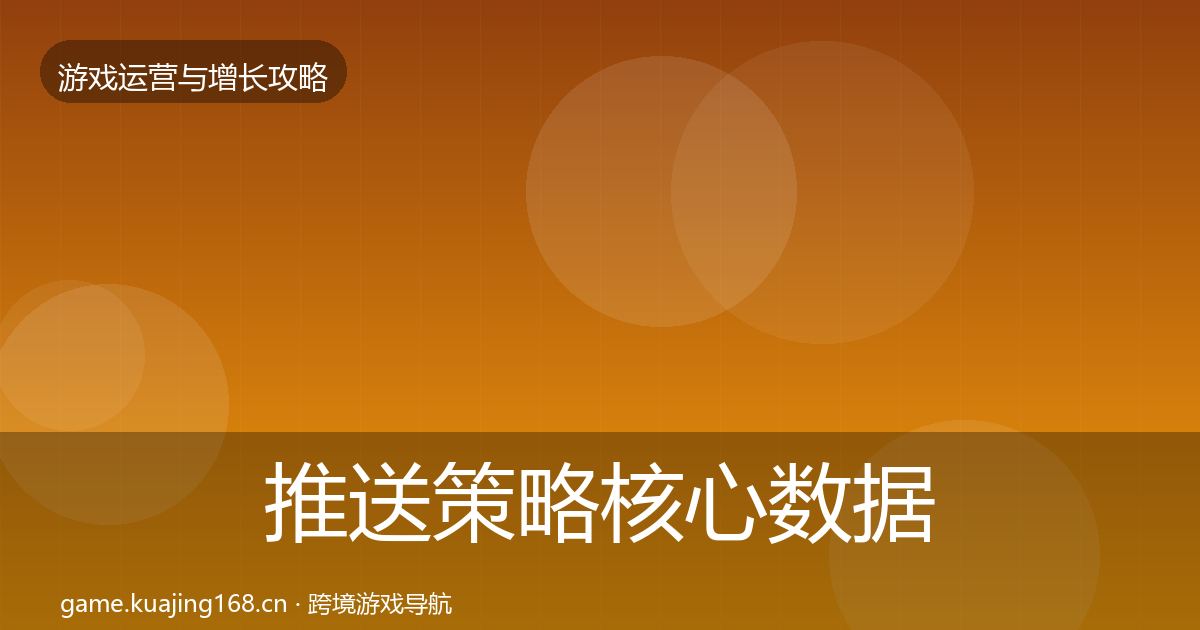 推送策略核心数据指标入门到进阶·第2279篇
