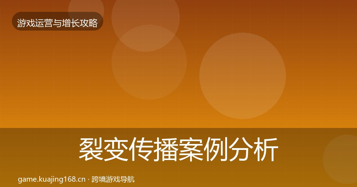裂变传播案例分析入门到进阶·第2292篇