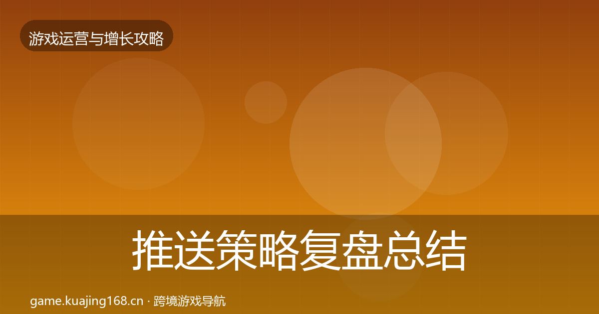 推送策略复盘总结入门到进阶·第2309篇