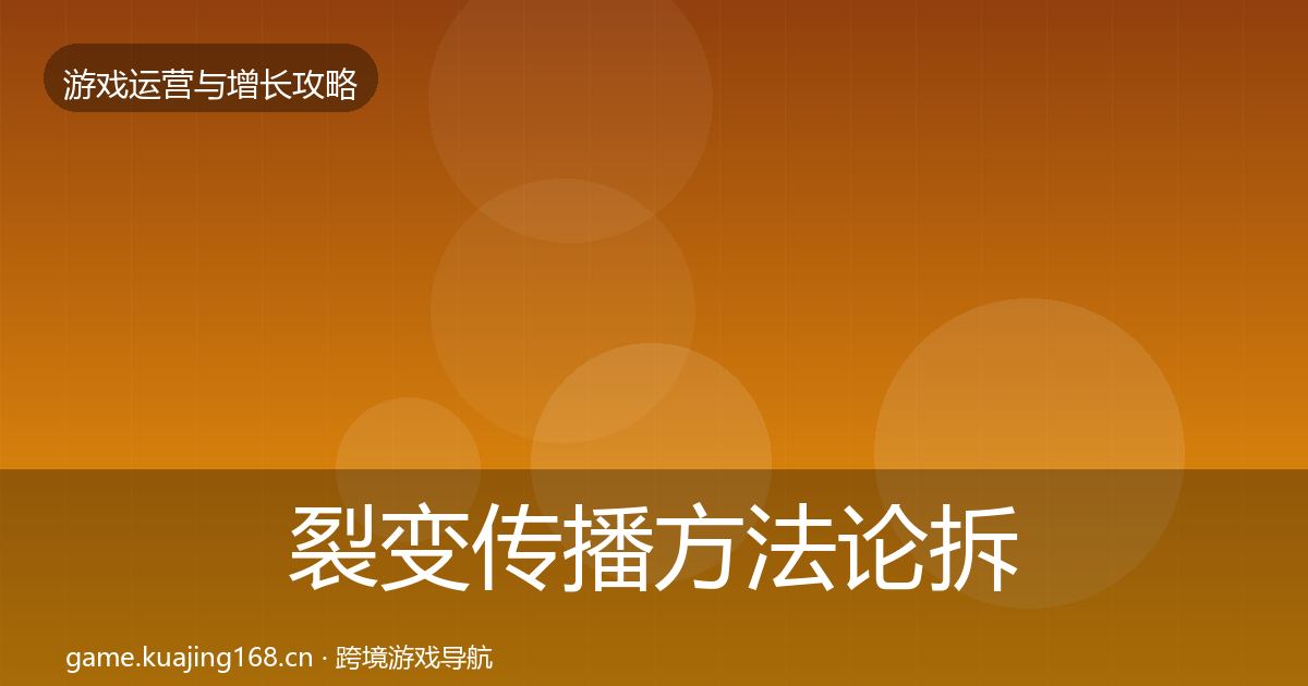 裂变传播方法论拆解入门到进阶·第2327篇