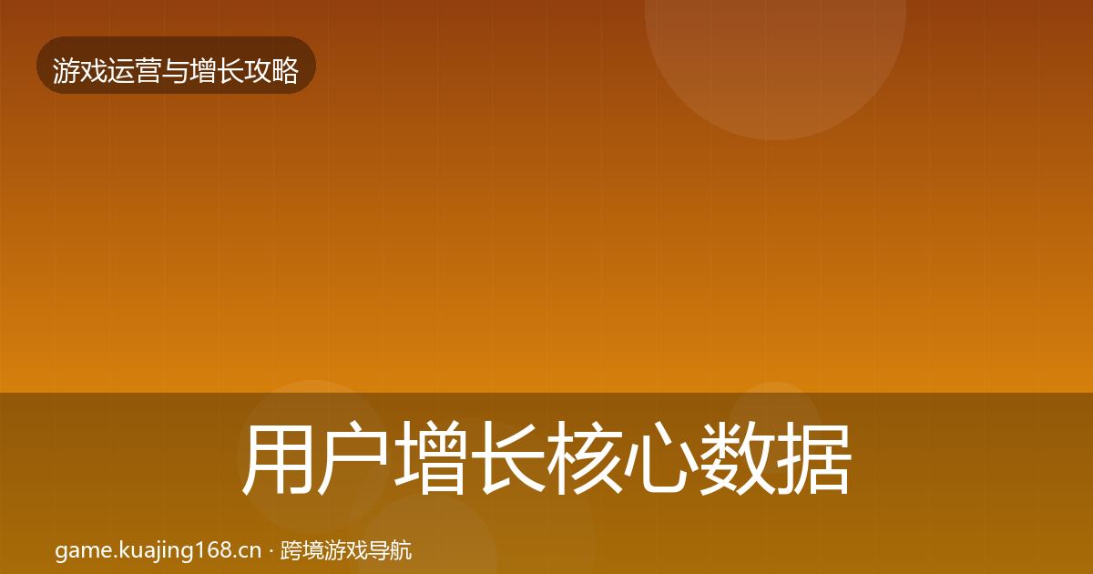 用户增长核心数据指标全攻略·第2356篇
