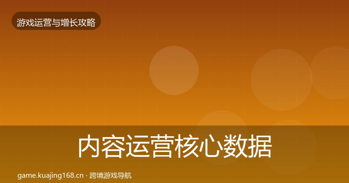 内容运营核心数据指标实践指南·第2359篇