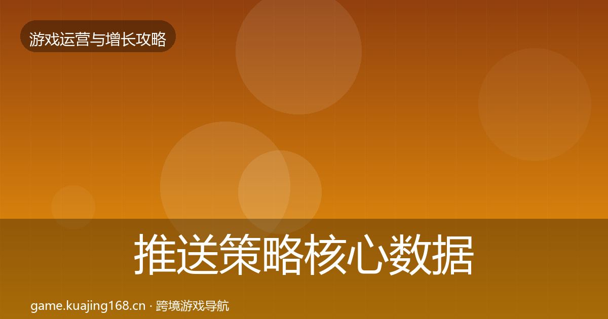 推送策略核心数据指标入门到进阶·第2359篇