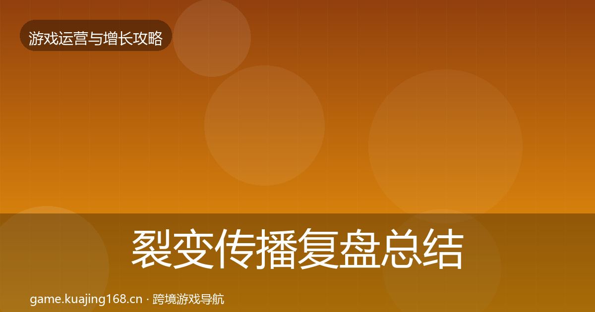 裂变传播复盘总结入门到进阶·第2387篇