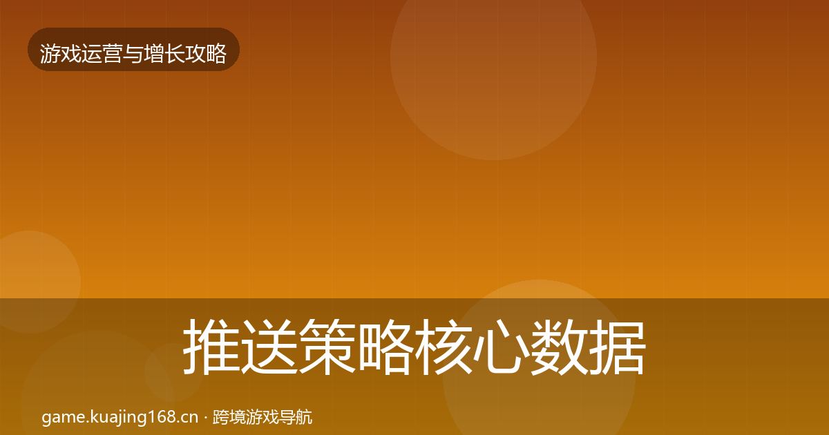 推送策略核心数据指标入门到进阶·第2399篇