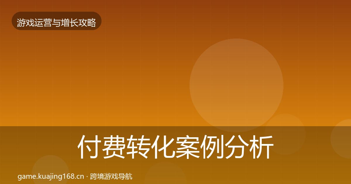 付费转化案例分析要点梳理·第2411篇
