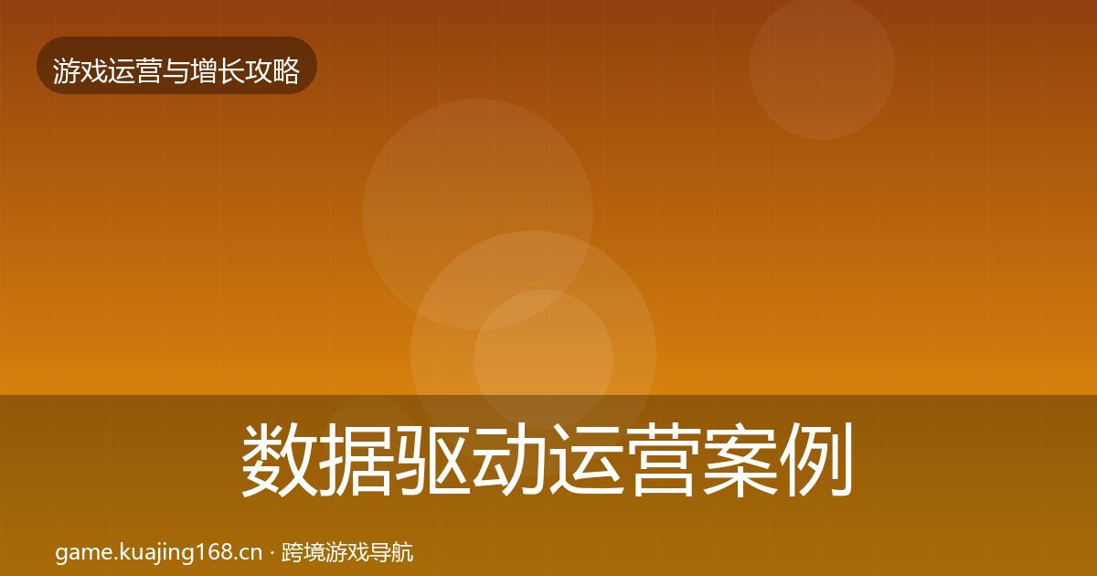 数据驱动运营案例分析实践指南·第2413篇