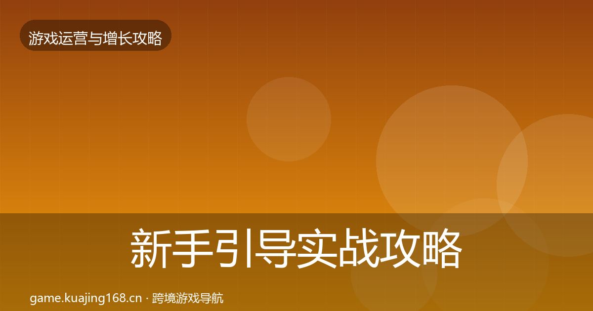 新手引导实战攻略入门到进阶·第2443篇