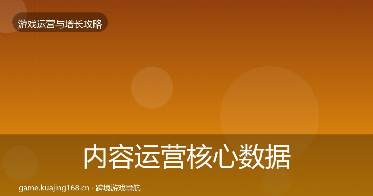 内容运营核心数据指标实践指南·第2479篇