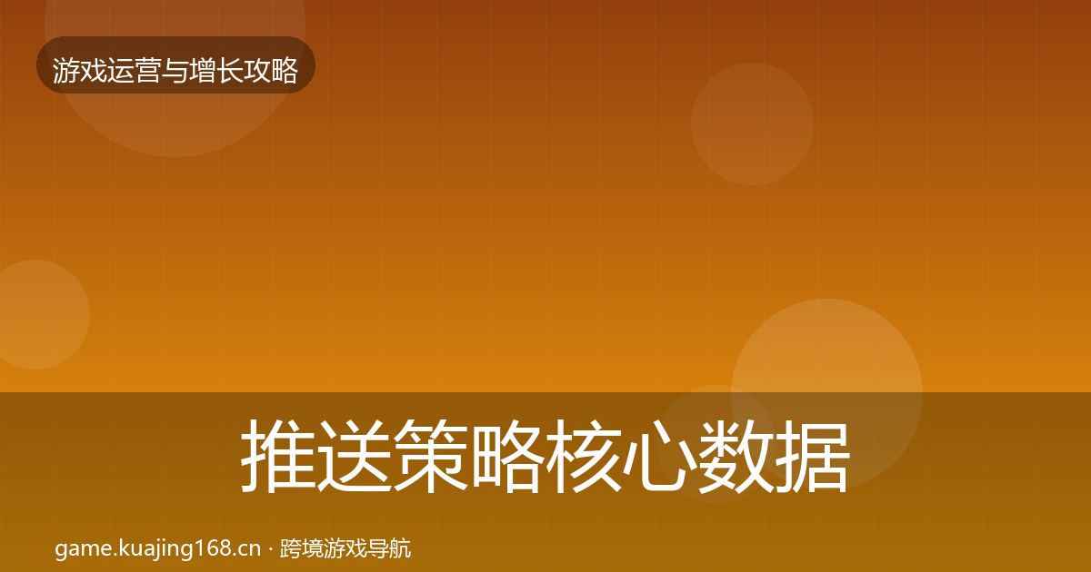 推送策略核心数据指标入门到进阶·第2479篇
