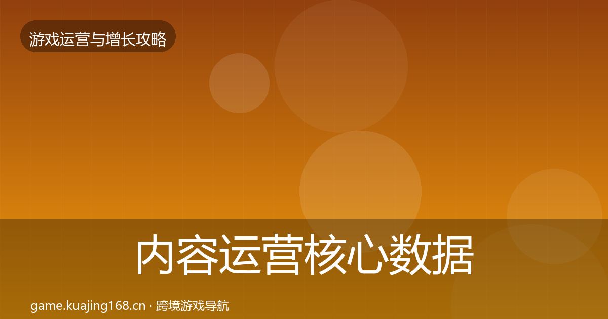 内容运营核心数据指标实践指南·第2519篇