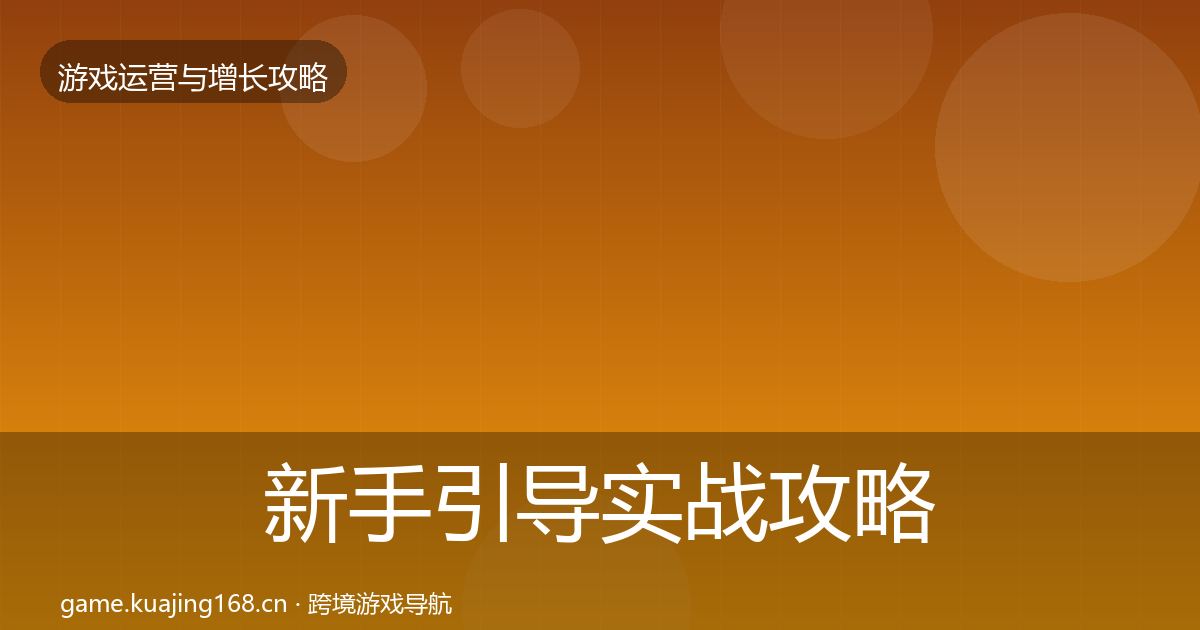 新手引导实战攻略入门到进阶·第2523篇