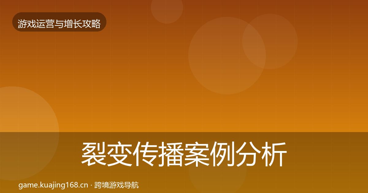 裂变传播案例分析入门到进阶·第2652篇