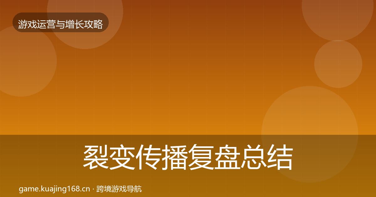 裂变传播复盘总结入门到进阶·第2667篇