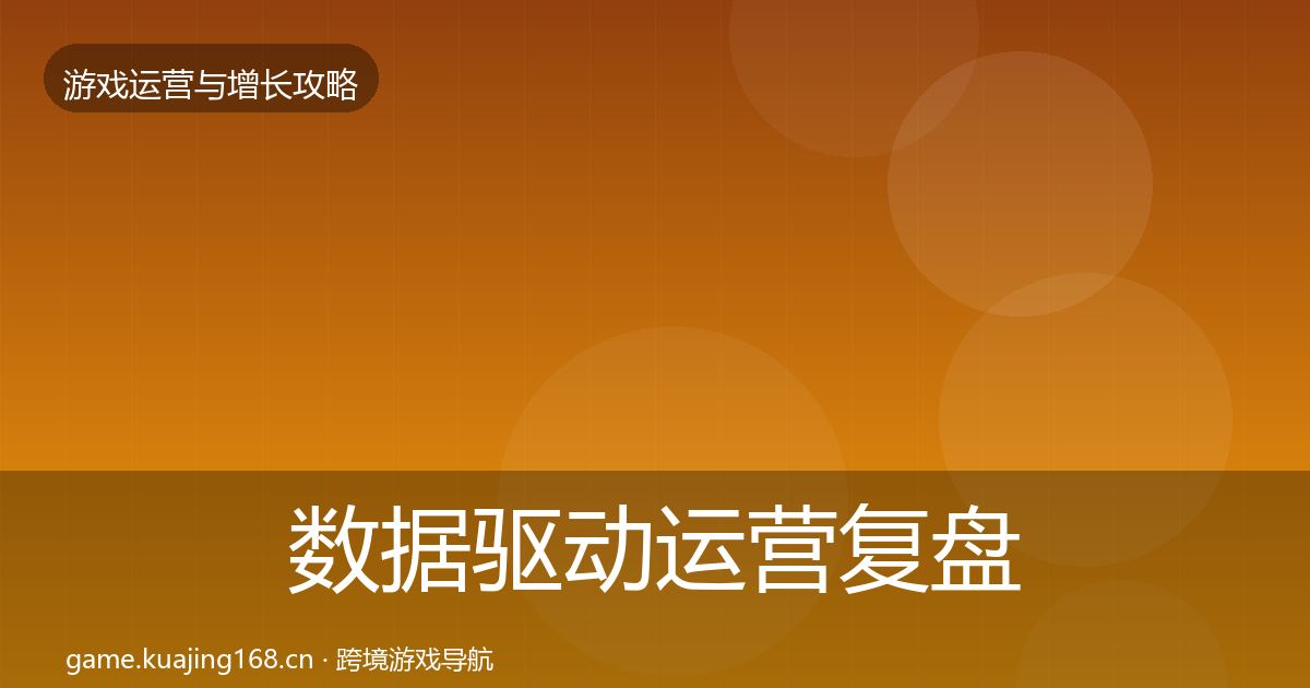 数据驱动运营复盘总结实践指南·第2668篇