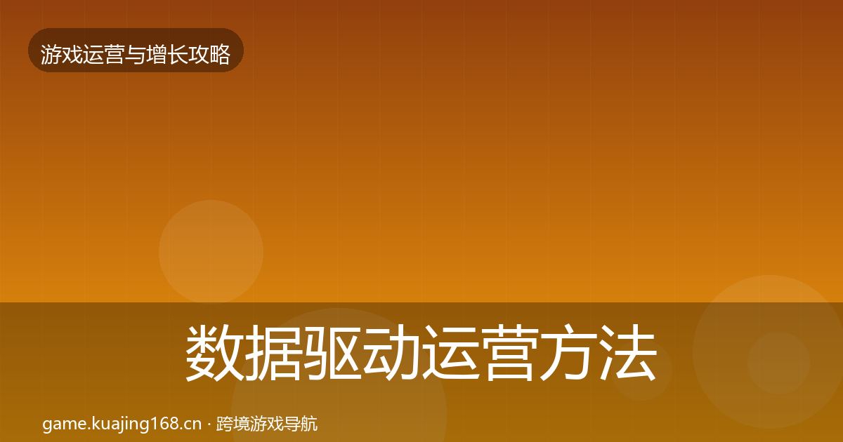 数据驱动运营方法论拆解实践指南·第2688篇