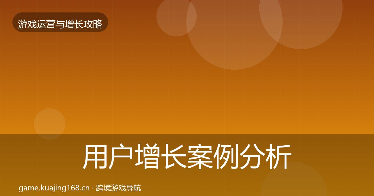 用户增长案例分析全攻略·第2691篇