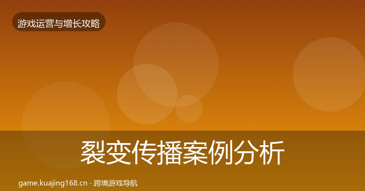 裂变传播案例分析入门到进阶·第2692篇