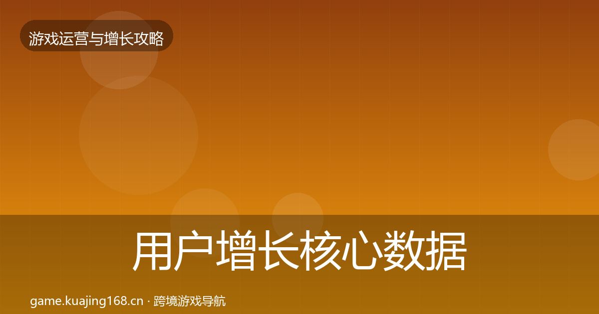用户增长核心数据指标全攻略·第2836篇