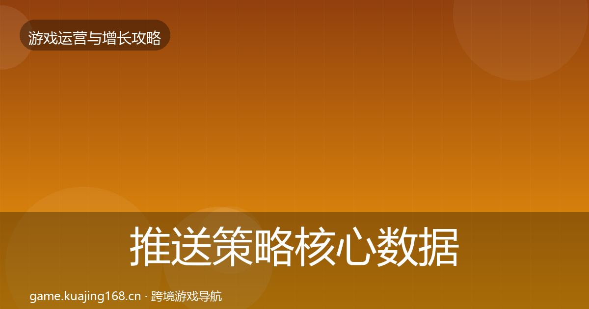 推送策略核心数据指标入门到进阶·第2839篇