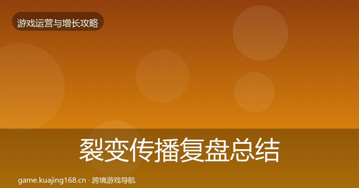 裂变传播复盘总结入门到进阶·第2867篇