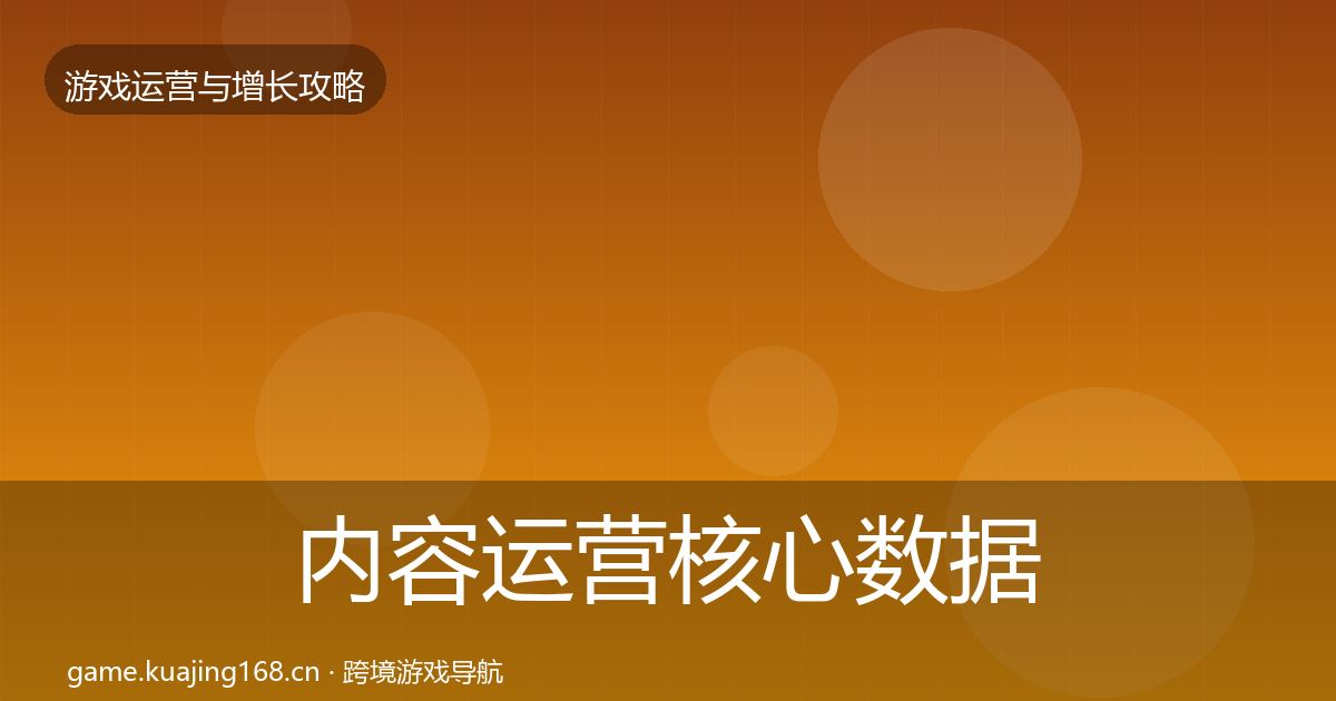 内容运营核心数据指标实践指南·第2879篇