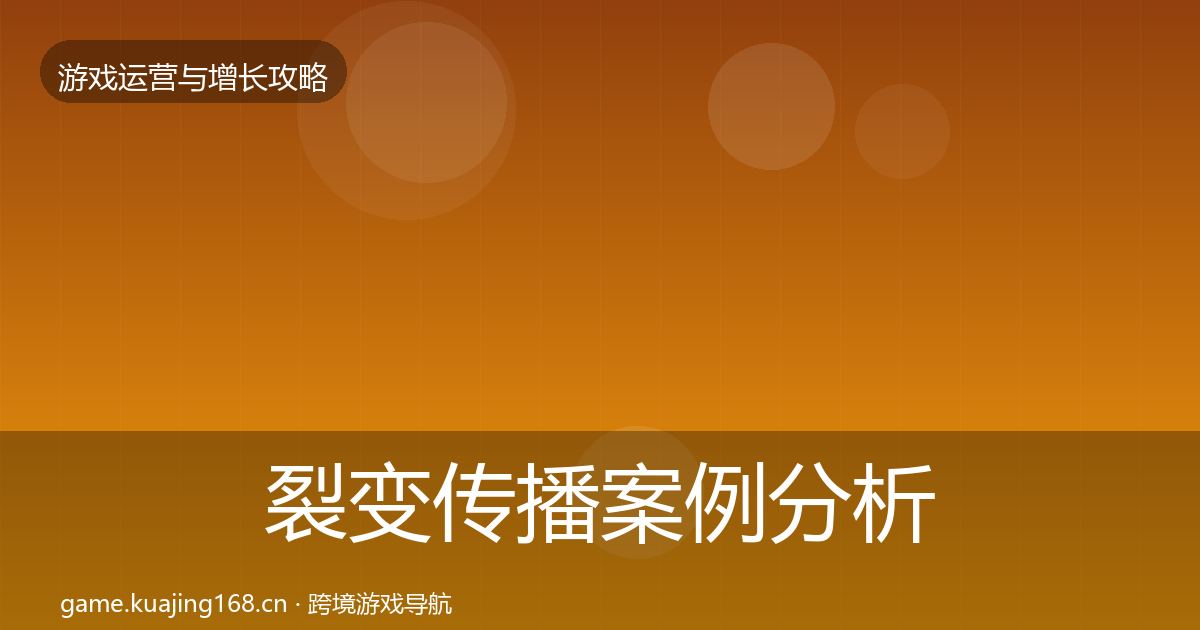 裂变传播案例分析入门到进阶·第2892篇