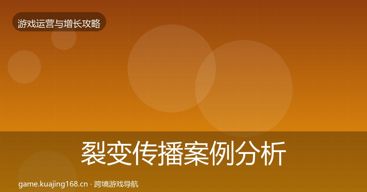 裂变传播案例分析入门到进阶·第2932篇
