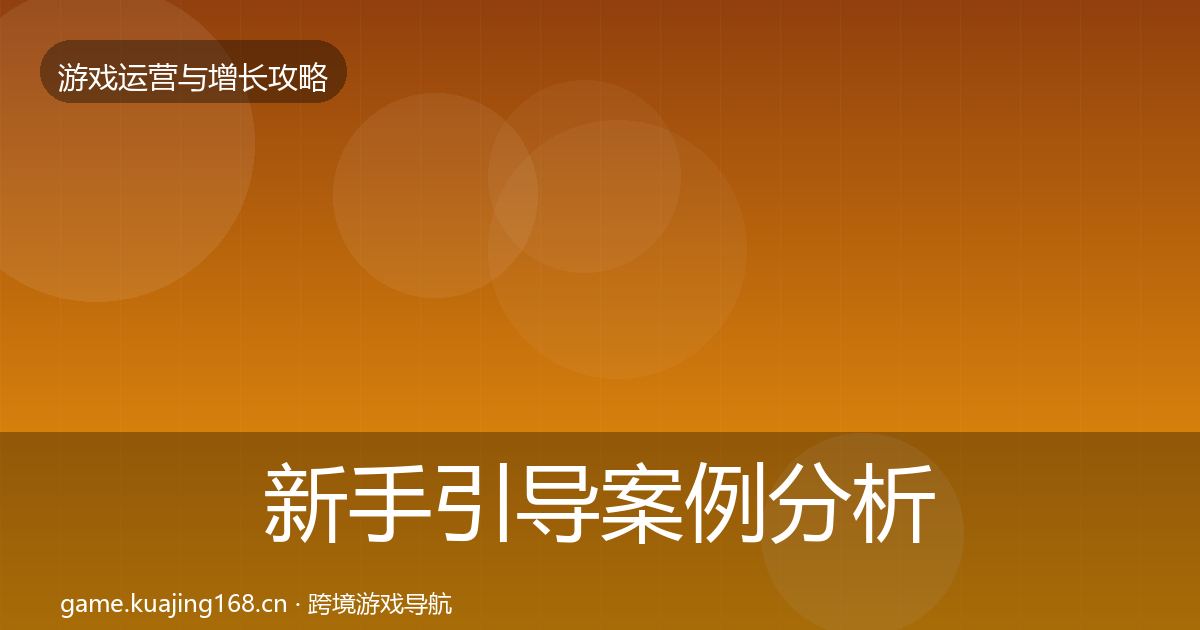 新手引导案例分析入门到进阶·第2933篇