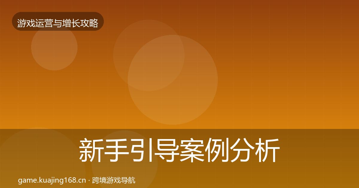 新手引导案例分析入门到进阶·第2973篇