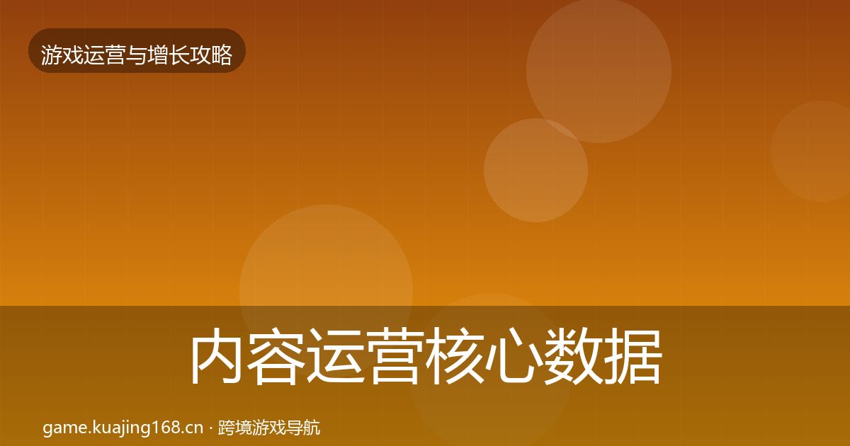 内容运营核心数据指标实践指南·第2999篇
