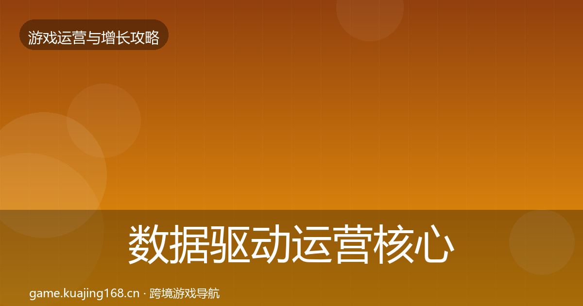 数据驱动运营核心数据指标实践指南·第3038篇