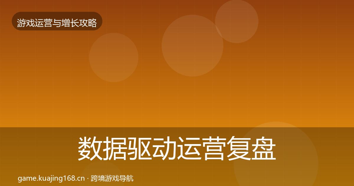 数据驱动运营复盘总结实践指南·第3068篇