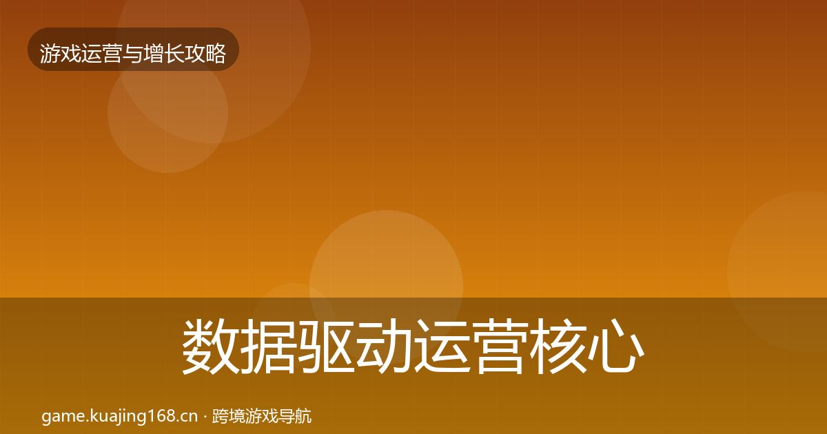 数据驱动运营核心数据指标实践指南·第3158篇