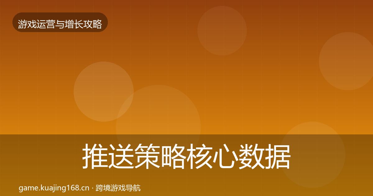 推送策略核心数据指标入门到进阶