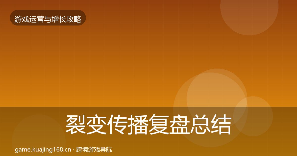 裂变传播复盘总结入门到进阶·第3187篇