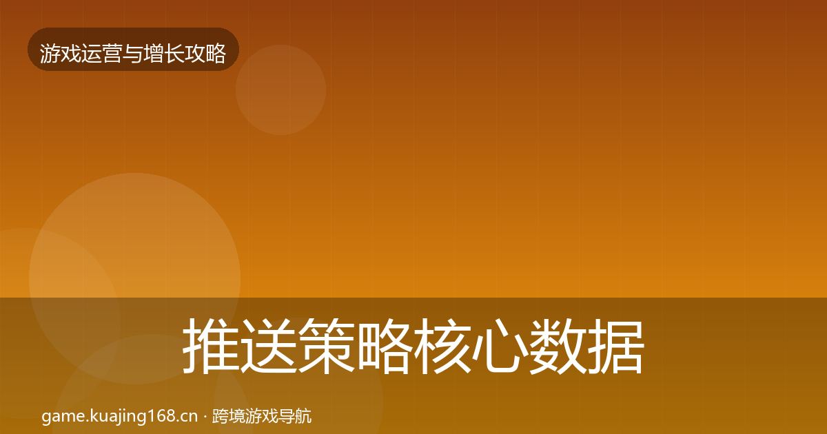 推送策略核心数据指标入门到进阶·第3199篇