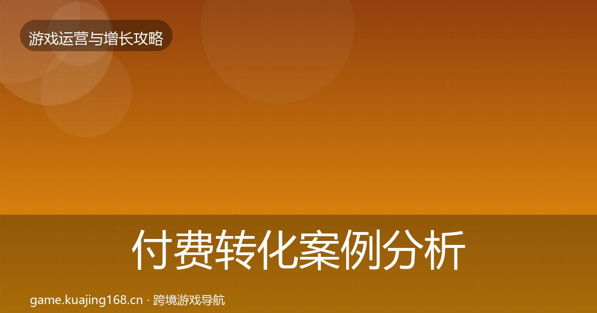 付费转化案例分析要点梳理·第3251篇