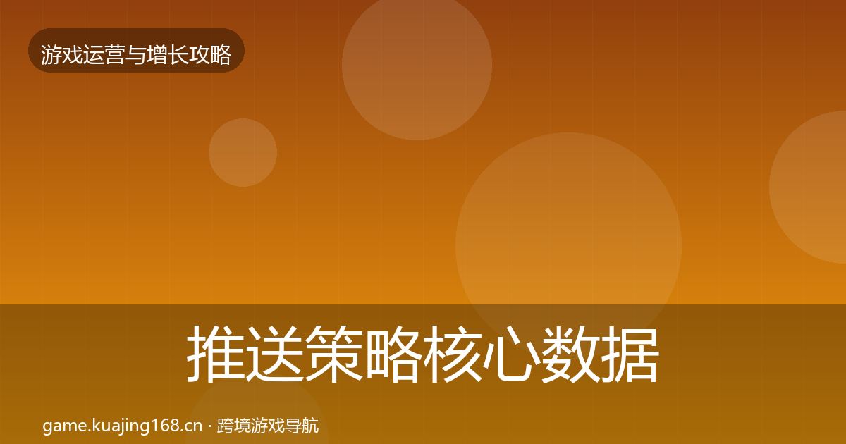 推送策略核心数据指标入门到进阶·第3599篇