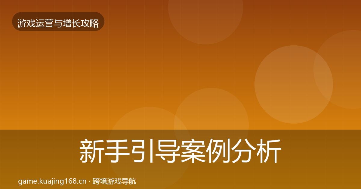 新手引导案例分析入门到进阶·第3653篇