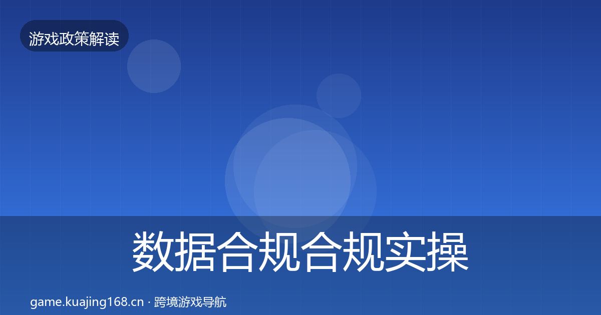 数据合规合规实操指南全指南：全面