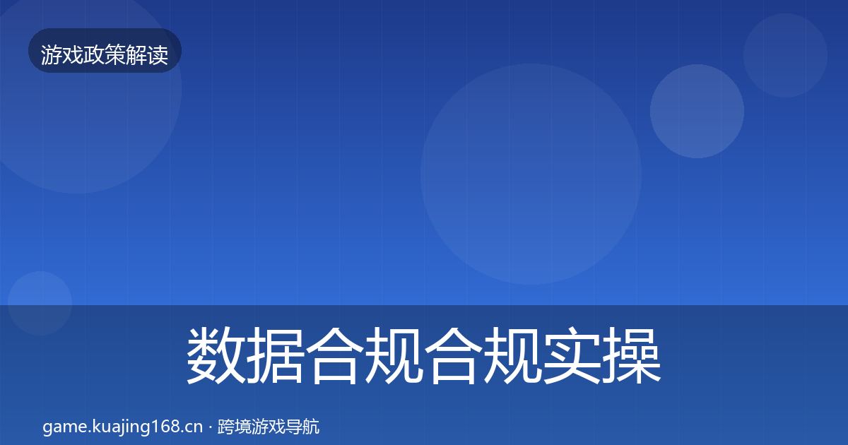 数据合规合规实操指南全指南：实用