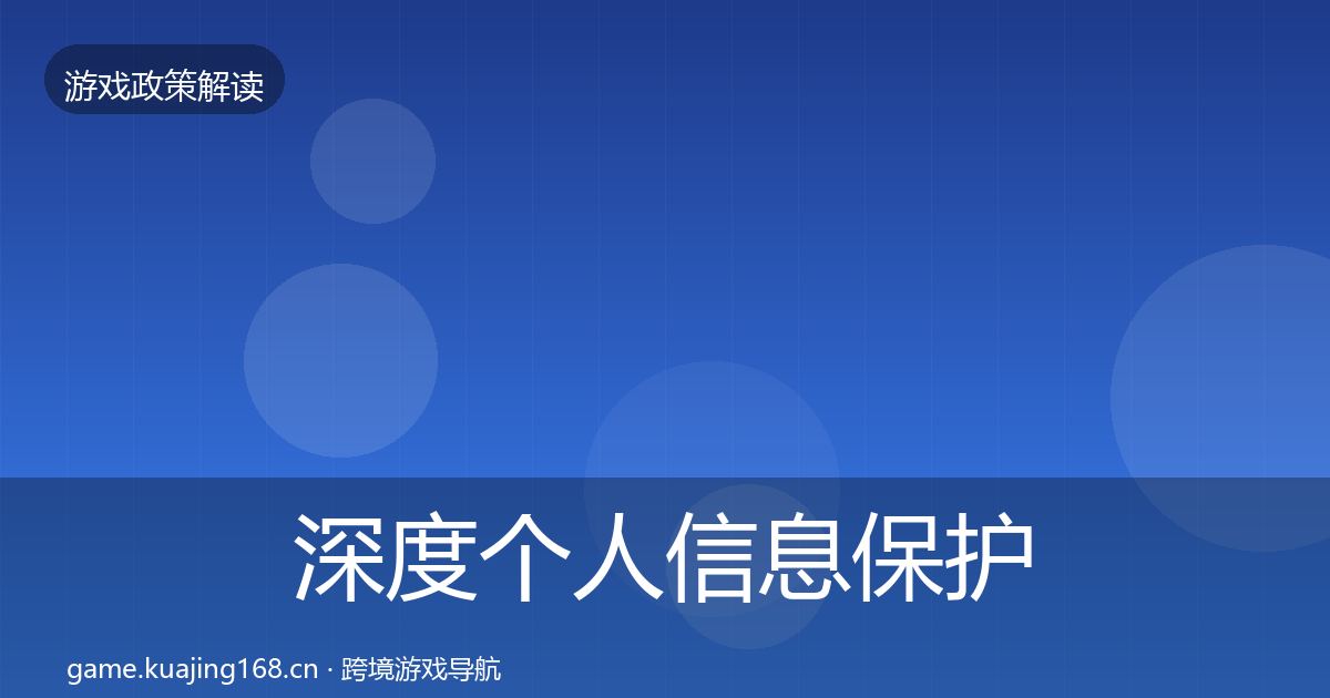 深度个人信息保护风险预警清单