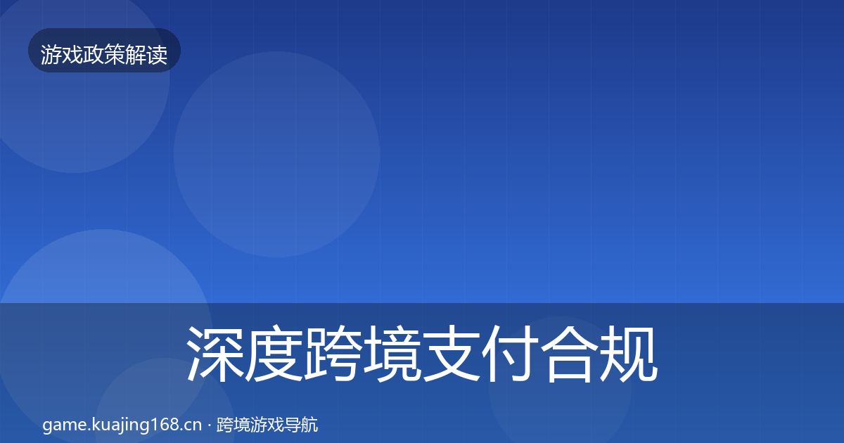 深度跨境支付合规风险预警清单