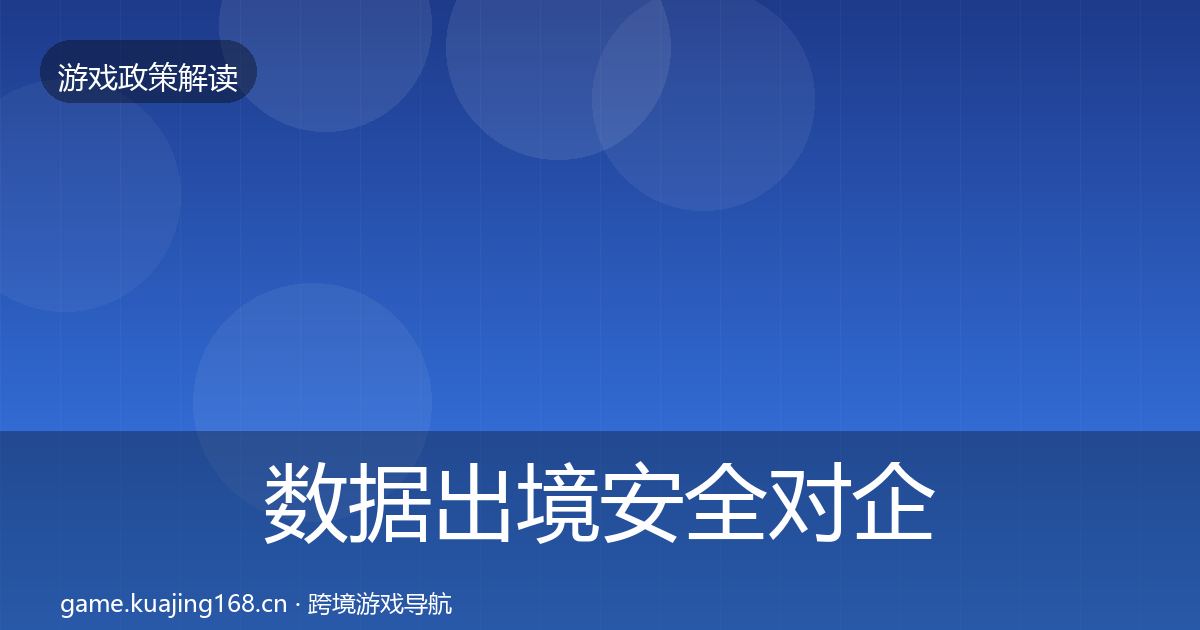 数据出境安全合规实操指南入门到进阶·第295篇